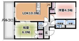 シャトレヴェールAの物件間取画像